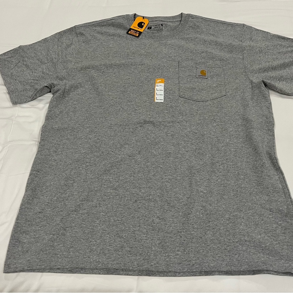 Carhartt Men's Heather Gray Short Sleeve Tee